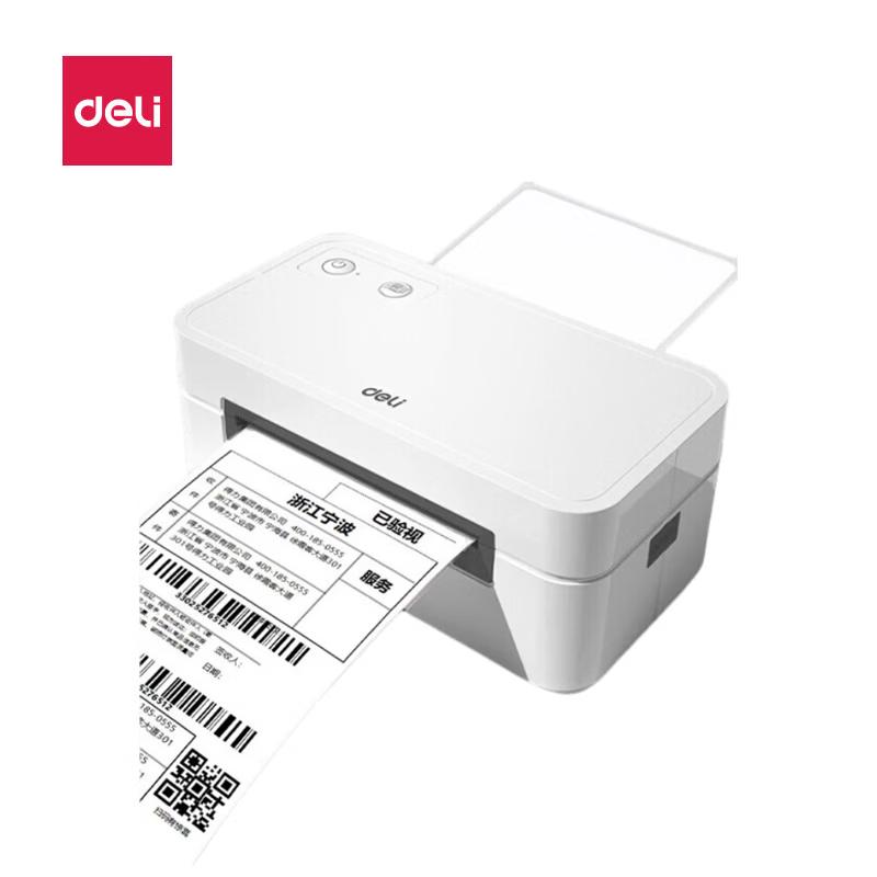 Deli GE435-W 80mm Thermal Label Printer with Bluetooth CN plug (adapter included)