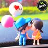 PS Love Me Cutie Couple Car Figure Parking Reminder Deco,Korean Car Acc
