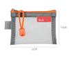 Transparent Nylon Mesh Pencil Pouch Toiletry Carry Pouch Portable Organizer Sticker Tape Accessories