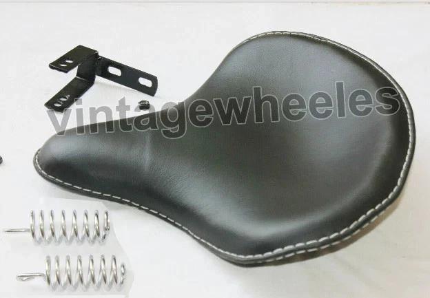 Black Seat with spring Fits For Royal Enfield Classic UCE EFI Rider