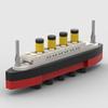 65 ШТ. MOC Модель RMS Titanic Строительные Блоки Корабль 3D Кирпичи Лодка Джек Роуз История Любви Мое Сердце Будет Биться Дальше Подарок на День Святого Валентина