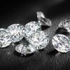 Lab Created DEF Color Diamond 100 Pcs 1.3 mm Round Fabulous Loose Gemstone Lot