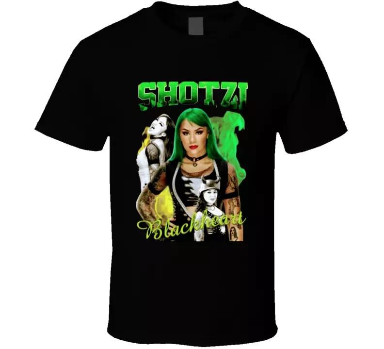 Shotzi Blackheart Popular Wrestler Tshirt Cotton Tee All Size S5XL Unisex T-Shirt