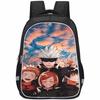Spacious Jujutsu Kaisen Backpack For Kids With Lightweight Oxford Fabric