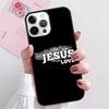 Христианский религиозный Иисус Чехол для телефона Cover Для iPhone 17 Air 16 15 14 12 13 11 Pro MAX apple Plus Coque Shell