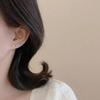 New Arrivals Open Run Women Simple Earring Gold Silver Mini Everyday Outfit