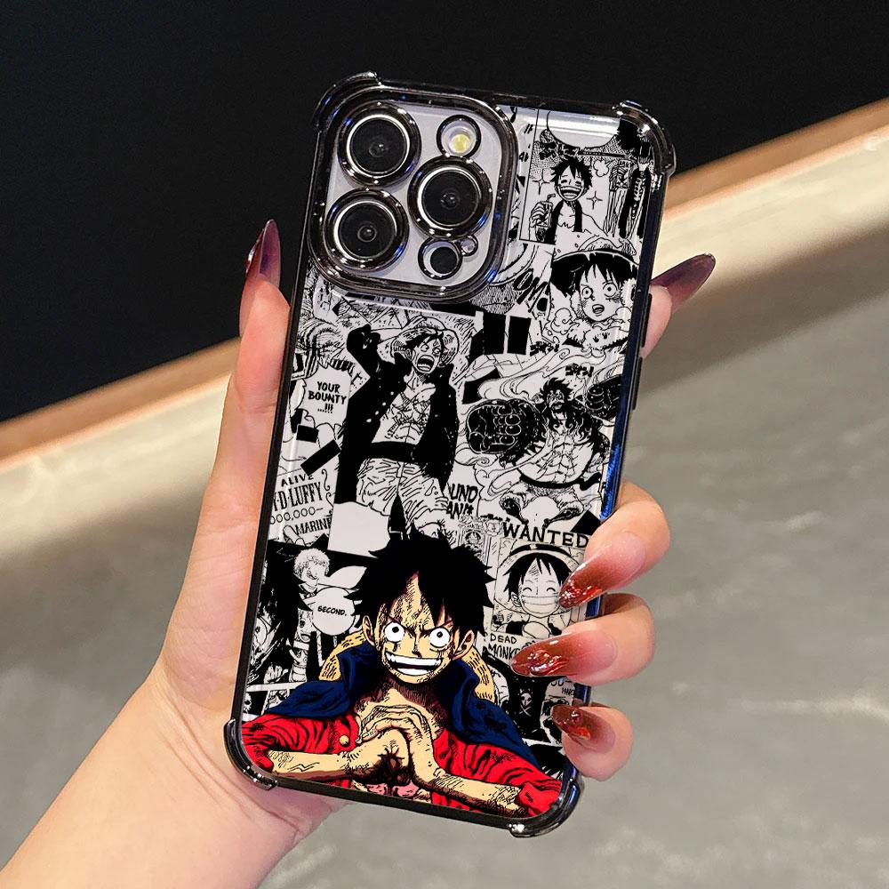 Чехол-бампер One Pieces Luffy Monkey D Мягкий Чехол Для iPhone 17 Pro 16 15 14 13 12 11 Pro Max Чехол 17 Plus 17E 16E 17Air Силиконовый Чехол для Телефона