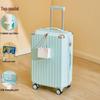 Sturdy Durable Fashionable Trolley Case: Large Capacity Suitcase with Universal Wheels & Combination Lock