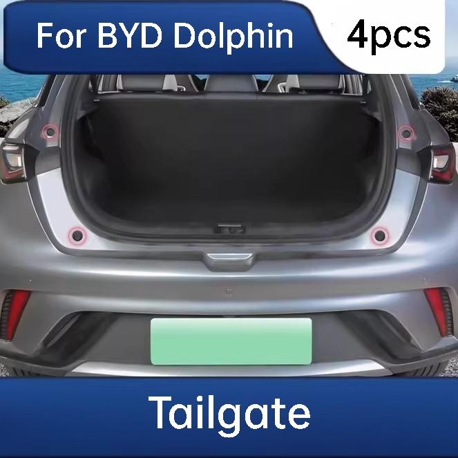 Для BYD Dolphin Интеллектуальная версия вождения Накладка-амортизатор двери Противовибрационная наклейка Аксессуары для интерьера