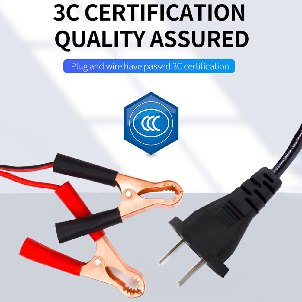 Импульсное зарядное устройство для ремонта аккумулятора автомобиля, мотоцикла, интеллектуальное быстрозарядное свинцово-кислотное зарядное устройство, полностью автоматическое 12 В 10 А