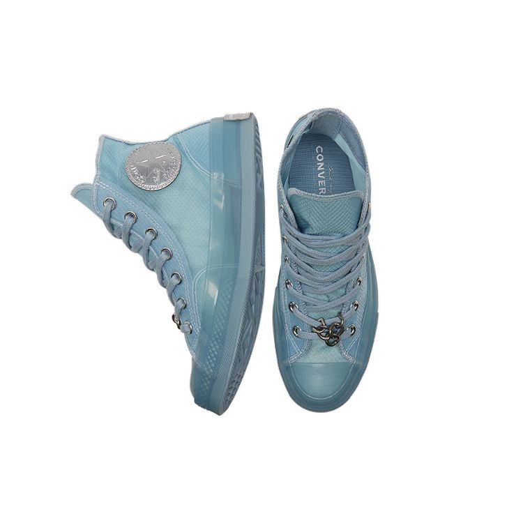 Converse 1970s Chuck 70 Everyday Versatile Slip-Resistant Durable Mid-Top Canvas Shoes Unisex Sneakers Blue A02315C