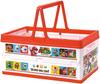 Skater Folding Storage Box Toy Box with Handle Stacking Basket Super Mario 38x25x19.5cm BWOT13-A