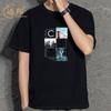 Summer Men's Short-sleeved T-shirt Trendy Fashion Loose All-match Printed Men's Top T-shirt