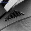 For Seat Leon 2005 2006 2007 2008 2009 2010 2011 2012 Real Soft Carbon Fiber Sticker Car Air Outlet Instrument Panel Trim Accs
