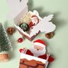 20 шт. Мультяшный рождественский подарочный пакет Бумажная рождественская коробка для конфет Милая коническая коробка для конфет Подарочная коробка