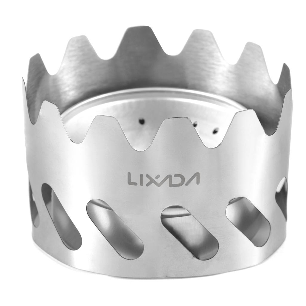 Мини-горелка для бэкпакинга 80 мл Алюминиевая спиртовая горелка с маленьким ветрозащитным экраном из нержавеющей стали Портативная походная плита для