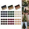 Christmas Ball Ornaments Velvet Plastic Shatterproof Baubles for Home Decoration Christmas Tree Accessories