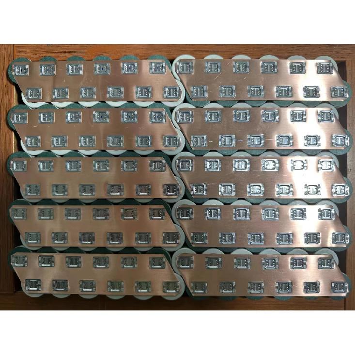 Copper Busbar 21700 1P2P Copper Strip 18650 Cells Straight Sort Dislocation Sort Power Battery Connection Busbar 0.3MM 2PCS