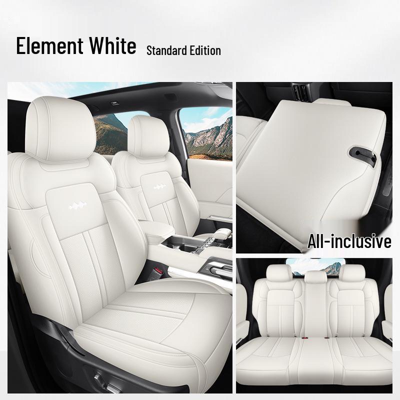 Уравнение Леопард Титан 3 Полностью Кожаный Дышащий Чехол на Сиденье Автомобиля для Всех Сезонов