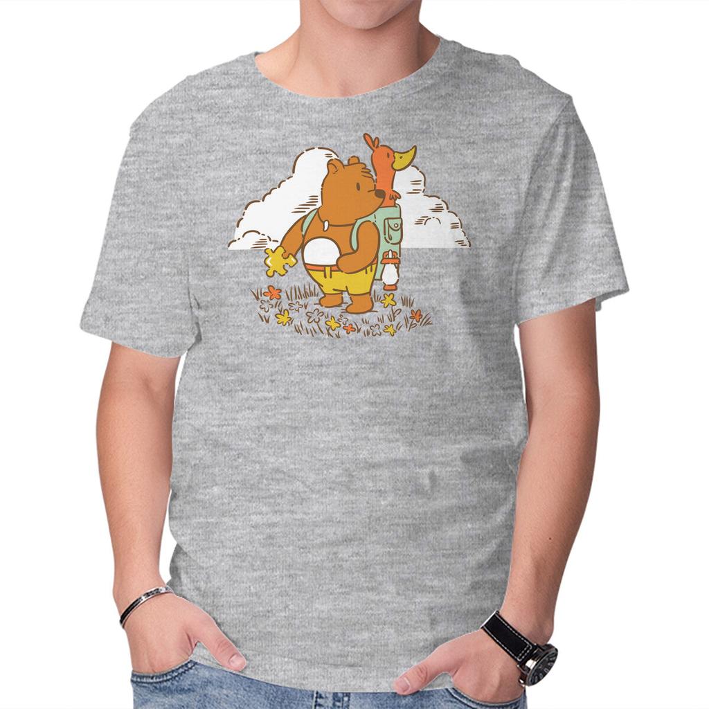 Unisex Crew Neck T-Shirt Storybook Friends Graphic Short Sleeve Casual Tee
