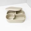 4 Grids Divided Lunch Box 750ml Food Storage Container Microwaveable Silicone Lunch Box  Pantry