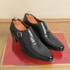 Мужская повседневная кожаная обувь 46 большого размера внешнеторговая новая модная тенденция кожаная обувь на одной педали мужская кожаная обувь на высоком каблуке