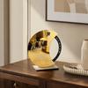 7.87x7.87in Moon Table Ornament Rotatable Holiday Table Decor Golden Moon Decor  Home Table Display