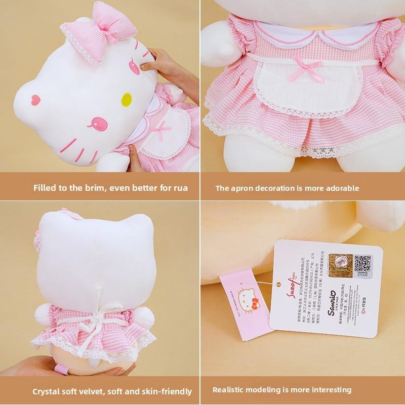 Hello Kitty Plushie With Short Plush Fabric For Bedroom And Playroom