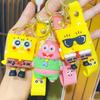 Cute SpongeBob & Patrick Star Keychain Pendant - Small Backpack Accessory or Gift