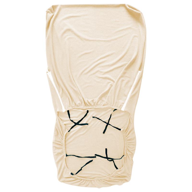 Solid Color Chair Cover Armchair Covers Jacquard Wood Arm Chair Slipcover Protector with Zipper Living Room Hotel Decor