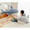 New Simulated Marine Creature Rabbit Fur Shark Plush Toy Super Cute Shark Doll Large Grab Doll