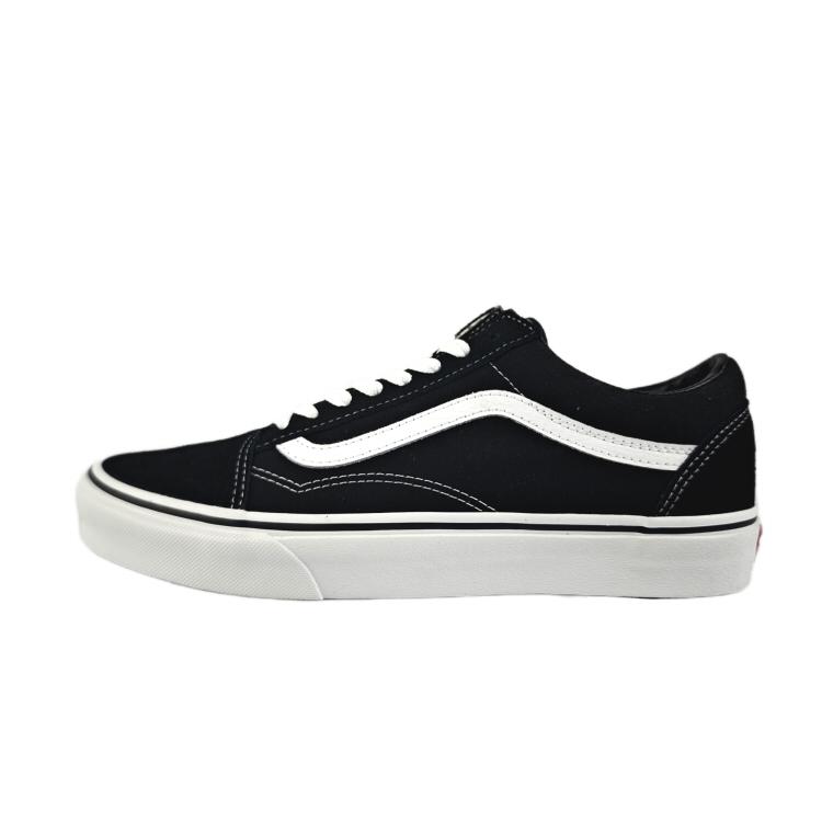 Vans Низкие скейтбордические кроссовки Old Skool, износостойкие, унисекс, черные с желтым, VN000D3HY28(Команда183-)
