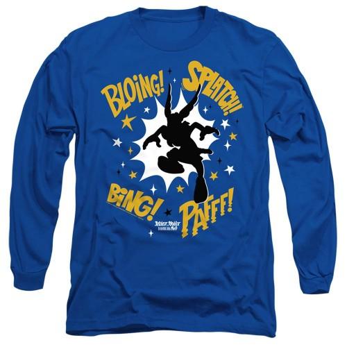 Asterix Unisex Adult Fight Silhouette Long-Sleeved T-Shirt