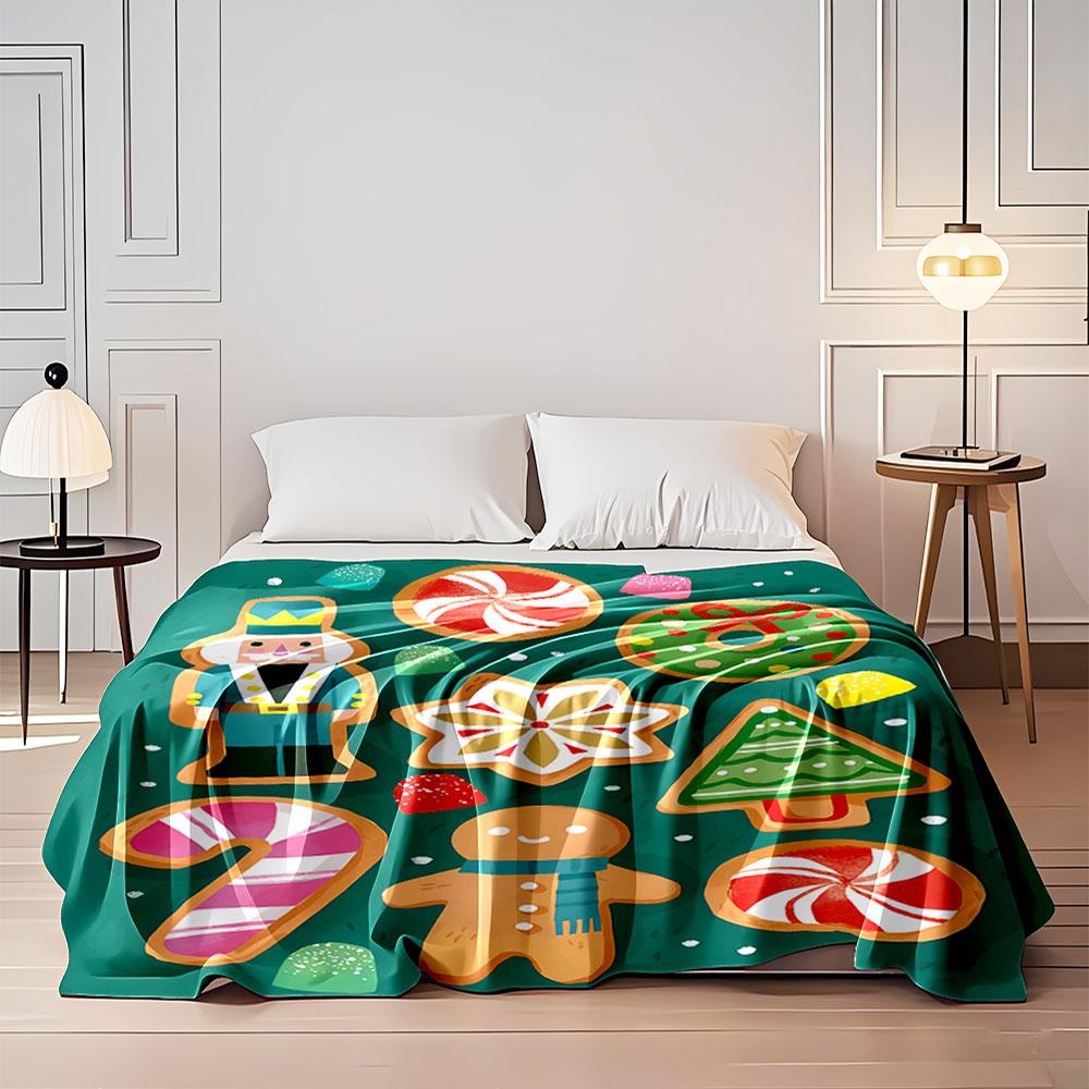 Festive Cookie Blanket for all seasons blanket lunch break throw gift