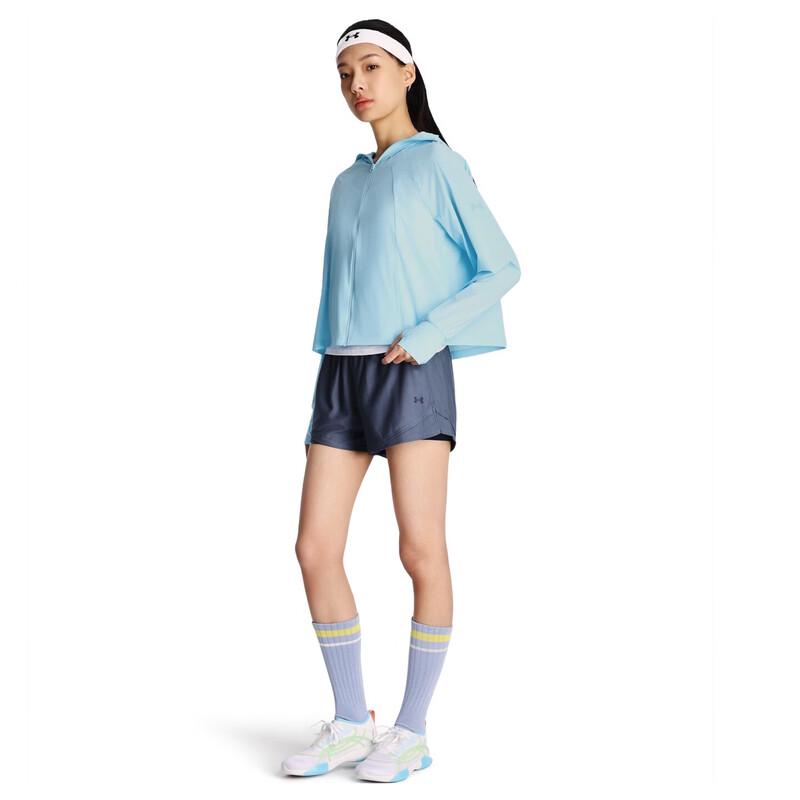 Under Armour Женская тренировочная куртка с капюшоном для защиты от солнца