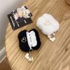 Compatible with plush heart rose Apple AirPods 1st Gen Bluetooth earphone protective case Pro1 earphone case Apple 1