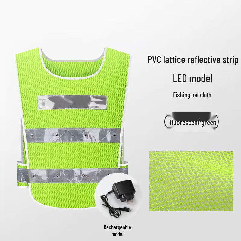Светоотражающий жилет со светодиодной подсветкой для безопасности ночной езды