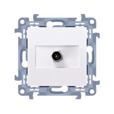 Simon 10 Одиночная ТВ-розетка Белая - S+843052