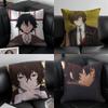 Чехол на подушку B-Bungo Stray Dogs Чехол от пылевых клещей Невидимая молния Шелковистый короткий плюш Чехол на подушку для дивана