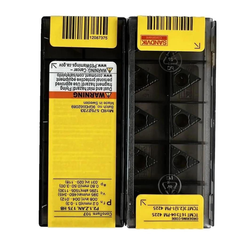 Original Sandvik / TCMT16T304-PM 4225  / CNC lathe carbide blade 10 PCS