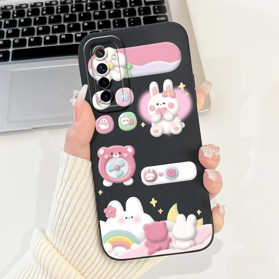 Case For Realme 6 6s Case RMX2001 Fashion Butterfly Flowers Cover For Realme 6 Pro RMX2061 Coque Soft Realme6 6 s Fundas