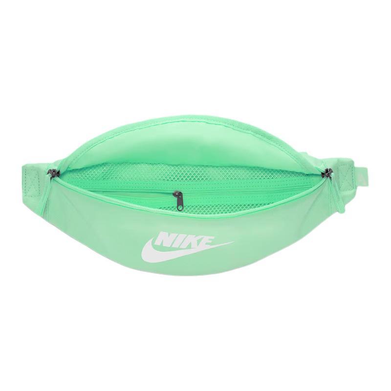 Nike Поясная сумка Heritage Fabric, унисекс, мятно-зеленая, повседневная, DB0490-353