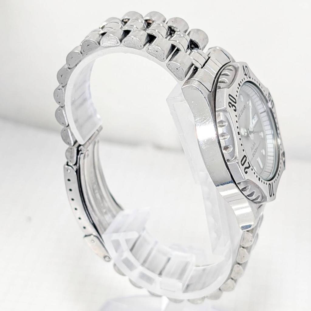 SEIKO ALBA AQUAGEAR Мужские часы на батарейке, Заменены, Состояние, Q-18
