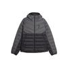 Seasons Down Jacket Color Block Casual Hooded Down Coat Women Jacket Black 524118-01