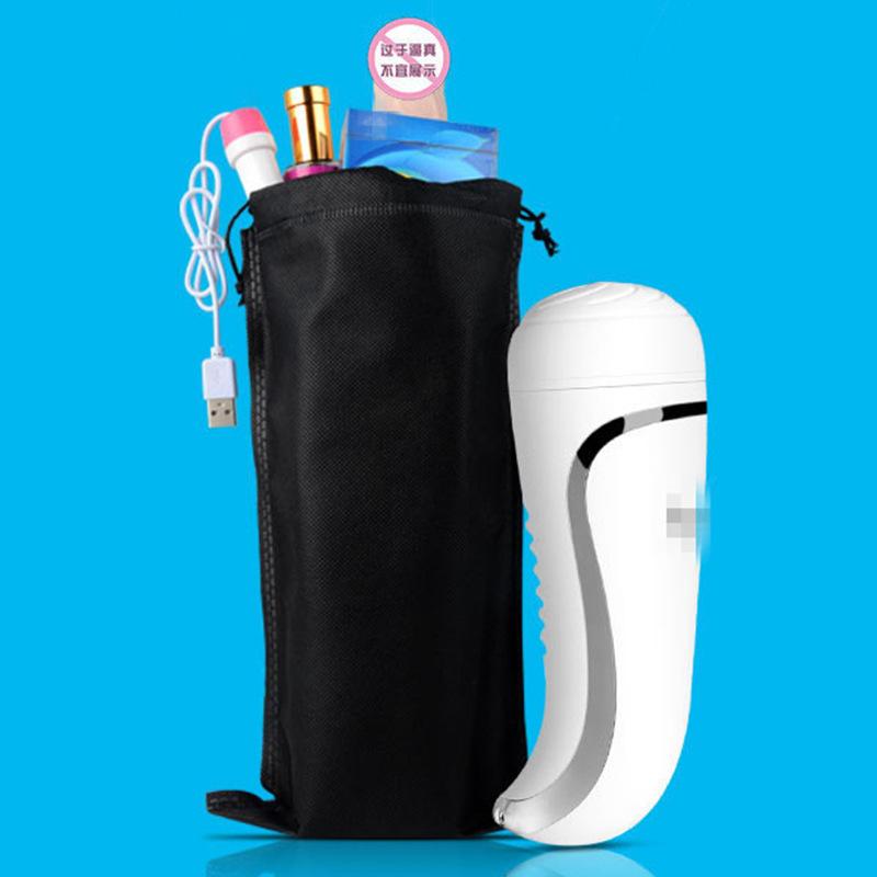 10Pcs 31*17cm Non-woven Fabric Drawstring Storage Big Bag for Adult Sex Toys, Vibrator Dildo Anal Butt Plug Etc. Sex Products