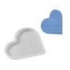 Heart Candle Mold Heart Resin Silicone Mold for DIY Candle Soap Plaster Ornament Home Decor Non Stick Easy to Demold