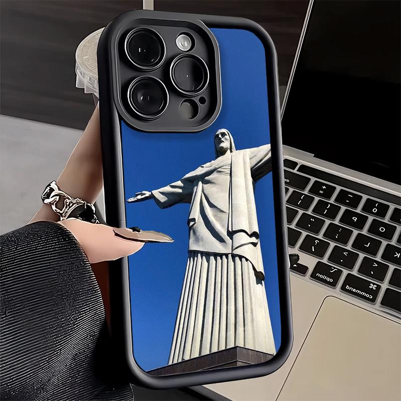 Чехол для телефона iPhone 17 Air 16E 15 16 Pro Max Бразилия Бразильский флаг Чехол 14 Plus 13 12 Mini Мягкий силиконовый Fundas