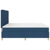 Boxspring Bed with Headboard Blue 200 x 200 cm Fabric