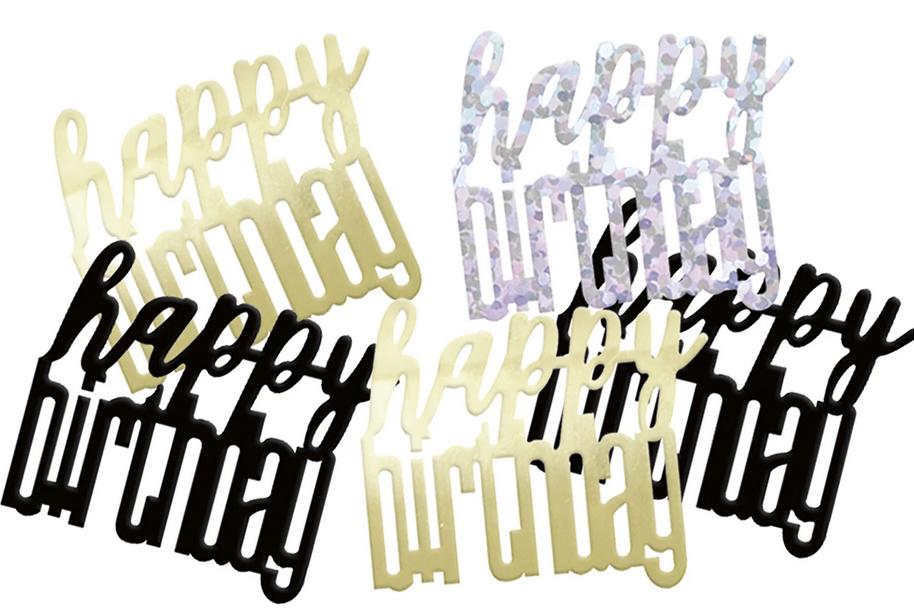 Happy Birthday Decorative Confetti 14G