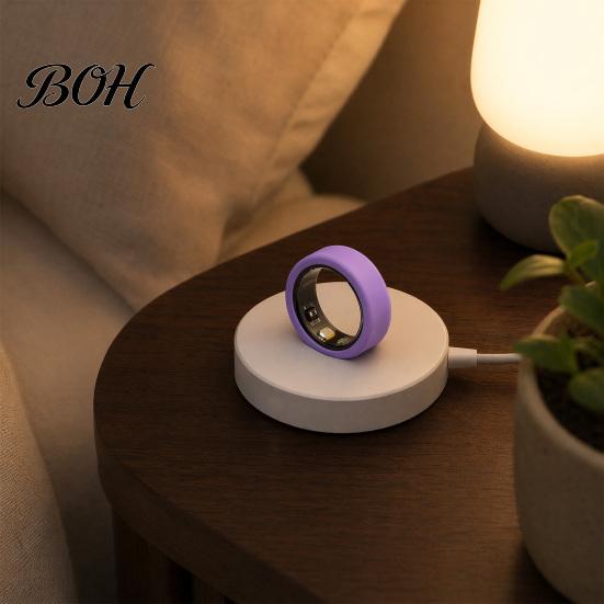 Comfortable Smart Ring Protector Silicone Case for Oura 5, Protector, Soft Anti-Scratch Cover Cover, Protective Shield, Sleeve Sizes 6-13